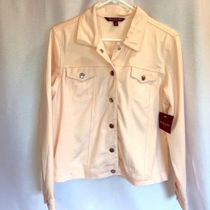 Baccini light peach jacket